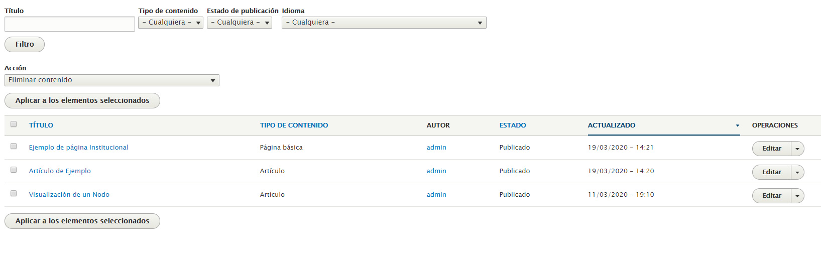 Contenido